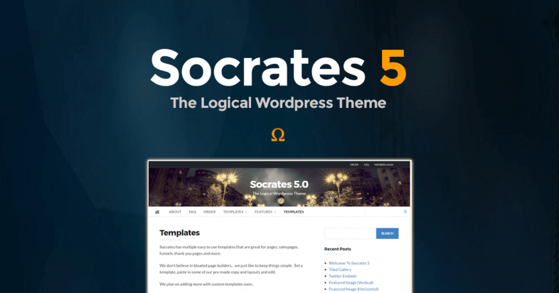 Socrates - The Logical WordPress Theme